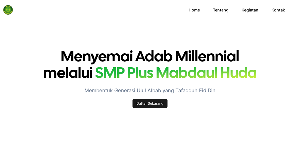SMP Plus Mabdaul Huda